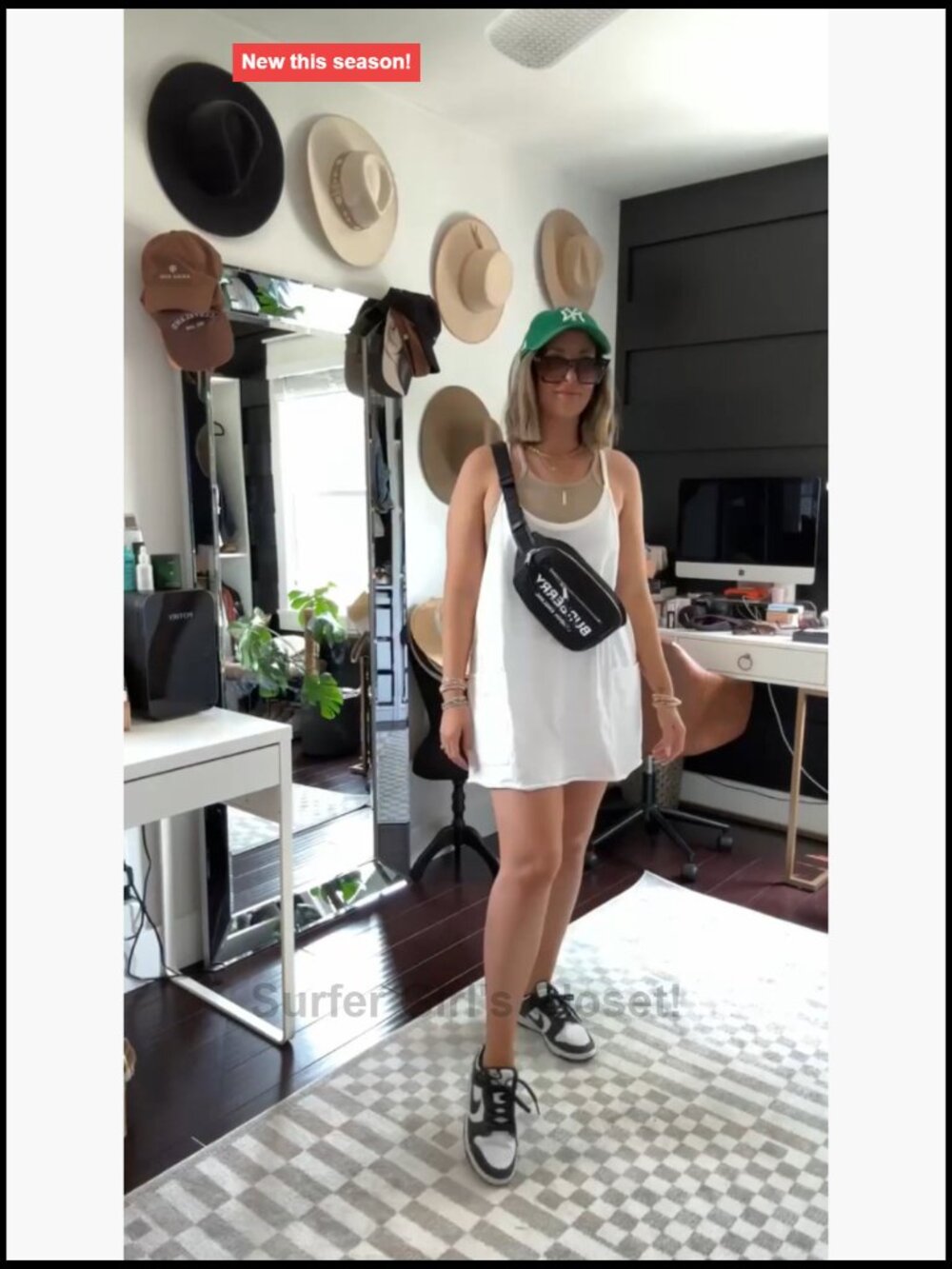 Sleeveless Mini Dress with Built-in Shorts & Pockets - Picture 7 of 7